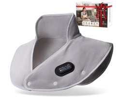 Draadloos verwarmingskussen voor nek en schouders - 3 temperatuurstanden, vibratie en timer