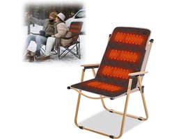 Draagbaar Elektrisch Verwarmd Zitkussen USB 5V voor Campingstoel 45x90cm