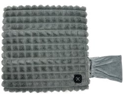 Draagbare verwarmde zitkussen - stoelverwarming - verwarmde dekenstoel - verwarmingskussen - verwarmingskussen voor kantoorstoelen - zitkussen -45×45cm - verdikt - geschikt voor het verwarmen van stoelen in slaapkamers, kantoren en buiten - grijs