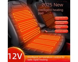 Elektrisch Verwarmd Autostoelkussen 12V – Warmtekussen met Snelle Verwarming voor Autostoel | Verwarmingskussen Auto Wintergebruik | Universeel Zitkussen Auto Verwarming