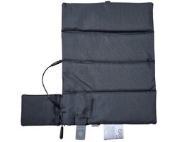 Elektrisch Warmtekussen - Verwarmd Kussen - Draadloos Warmtekussen - Verwarmd Elektrisch Zitkussen - Draadloos en Oplaadbaar - Opvouwbaar Warmtekussen - 3 Warmtestanden - Verwarmingskussen - voor Rug, Voeten, Nek, Schouders en Buik - Heating Pad -