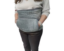 Elektrische buikverwarmer "Kangoeroe" - Warmtegordel - Size: Large - Warmte kussen - Kruik met handverwarmer - Large - Met stekker