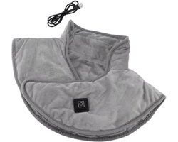 Elektrische Verwarmde Nek- en Schouderband – Warmtepad voor Nek en Schouders met 3 Warmtestanden, Warmtekraag tegen Spierspanning en Koude, Comfortabel voor Thuisgebruik