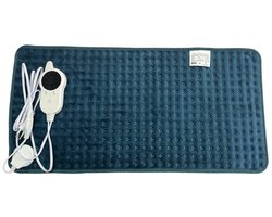 EuniLife Warmtekussen - Kwalitatieve Elektrische Verwarmingskussen - Voetenwarmers - Nek - Schouders - Buik - Heating Pad - Verwarmingskussen XL - Wasbaar - 60x30cm - Groen