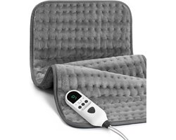 Groot verwarmingskussen voor de rug (70 x 46 cm),vochtige, droge warmte, 9 instelbare warmtestanden,verjaardagscadeaus voor vrouwen en moeders （Europese standaardstekker）