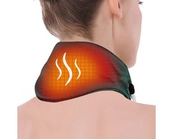 Heated Neck Band - Verstelbare Verwarmde Nekwarmer met Temperatuur- en Tijdinstellingen voor Pijnverlichting