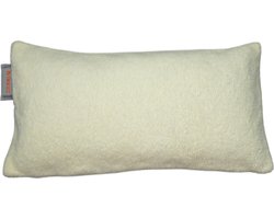 Inkuz Warmtekussen - Infrarood - Draadloos - Teddy - Wit - Gote powerbank - Oplaadbaar - Warmte kussen - 30x60