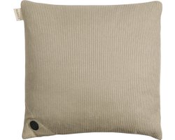 Kuddle Warmtekussen Oplaadbaar - Gebreid 'Sand Beige' 45x45cm - Draadloos & Elektrisch - Inclusief Powerbank