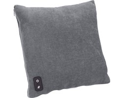 Lanaform - Heating Pillow - Warmtekussen Oplaadbaar - Draadloos - Warmtekussen Elektrisch - Stoelverwarming - Grijs