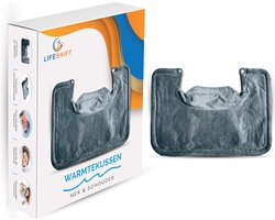 Lifeshift Nek- en Schouder warmtekussen 58x42cm - 6 Warmtestanden, Timer, Wasbaar
