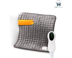 LifeStages - Warmtekussen Oplaadbaar - Warmtekussen - Elektrisch Verwarmingskussen Met Automatische Uitschakeling - Ideaal Voor Rug, Schouders, Nek En Buik