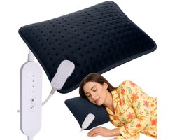 MOZY® - Verwarmd Kussen - 60 x 38 cm - met 4 Verwarmingsstanden - Automatische Uitschakeling - Wasmachine Wasbaar - Afneembare Kabel - Heating Pad - Pijnverlichting