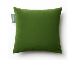 Myheate® Warmtekussen Fluweel - Warmte Kussen Oplaadbaar - Elektrisch - Draadloos - Oplaadbaar - Infrarood - Incl. Powerbank - Voor Binnen en Buiten - Fluweel / Groen - 45x45cm