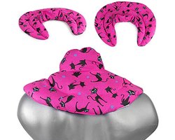 Nekkussen met opstaand kraagje - Warmte- en koel hulp voor nek en schouders