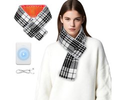 Oplaadbare Verwarmde Sjaal met 3 Warmtestanden voor Nek en Schouders