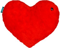 Qnuss Elektrisch Warmtekussen - Draadloos - Oplaadbaar - Red Velvet - 40x35 - Infraroodwarmte - Inclusief Powerbank