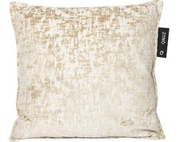 Qnuz warmtekussen - 45x45 - Velvet chique taupe - elektrisch - oplaadbaar - USB - draadloos - bouclé - kerstpakket - incl. powerbank - infrarood