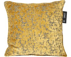 Qnuz warmtekussen - Velvet Goud - 45x45cm - elektrisch - oplaadbaar - USB - draadloos - kerstpakket - incl. powerbank - infrarood