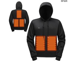 RFWR® Lichtgewicht Verwarmde Hoodie voor Dames en Heren - Usb Aangedreven Trui zonder Batterij