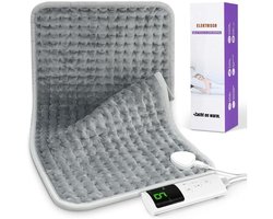 RWB® Warmtekussen Elektrisch - Warmtekussen - Warmtedeken - 9 Niveau's - 30 x 60 CM