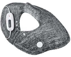 Sanitas SHK50 Elektrisch Nek en Schouders Kussen - Schouderverwarmingskussen - SHK 50 - Nekverwarming - Snelverwarming - Antraciet - Warmtekussen - Heating Pad