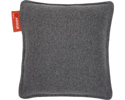Stoov Warmtekussen | Ploov¹ Grey | Duurzaam & Draadloos | Infrarood warmtekussen | 45x45 cm | Standard batterij