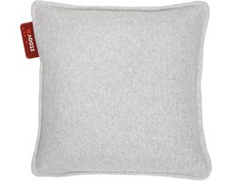 Stoov Warmtekussen | Ploov² Light Grey | Duurzaam & Draadloos | Infrarood warmtekussen | 45x45 cm | Plus batterij