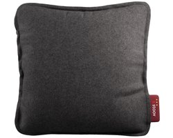 Stoov Warmtekussen | Ploov³ Grey | Duurzaam & Draadloos | Infrarood warmtekussen | 45x45 cm | Base 24Wh batterij