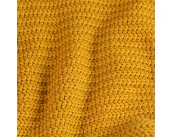 Stoov Warmtekussen | Ploov³ Ocher Yellow | Duurzaam & Draadloos | Infrarood warmtekussen | 45x45 cm | Base 24Wh batterij