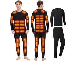 Thermisch Ondergoed Set met USB Verwarming voor Heren en Dames - Warmtezones