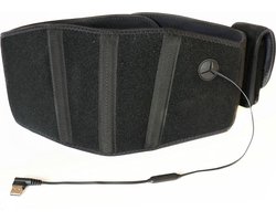 Thermrup® FIR Infrarood Warmtegordel – Draadloze Verwarmde Rugband – USB-Aansluiting – 3 Warmteniveaus – Voor Rugpijn, Warmtetherapie & Spierontspanning – Werkt ook met Powerbank – Gecertificeerd & Gepatenteerd