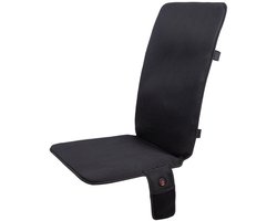 Thermrup® - Infrarood - Warmtekussen L- Verwarm zitkussen - stoelverwarming - Thuis - Bureaustoel - Tuinstoel - Campingstoel - Draadloos - infrarood - afmeting 40 x 100 cm - Powerbank + laadkabel - wasbaar - 3 warmtestanden - warmtekussen