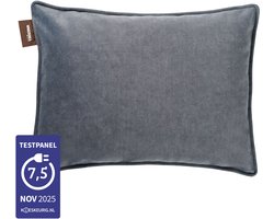 Tristar BW-4799 Warmtekussen – Draadloos - Groot - 60x45 cm – 3 Warmtestanden – Incl. Powerbank - 2 Uur Warmte – Wasbare Hoes – Grijs