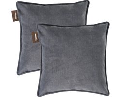 Tristar Warmtekussen - Set van 2 – Draadloos - 45x45 cm – 3 Warmtestanden – 2 Uur Warmte – Wasbare Hoes – Incl. Powerbank - Grijs