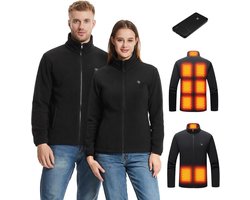 Verwarmd Vest met 9 Elementen en 3 Warmtestanden USB Oplaadbaar voor Heren en Dames