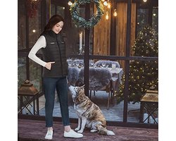 Verwarmd vest voor dames met powerbank – Lichtgewicht en stijlvolle mantel