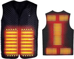 Verwarmd Vest voor Mannen en Vrouwen - Elektrisch en USB Oplaadbaar, Ideaal voor Winter en Outdoor Activiteiten