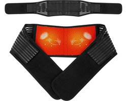 Verwarmde rugsteunriem - zelfverwarmende onderrugsteunriem voor mannen en vrouwen - magnetische therapie lendensteunriem - L