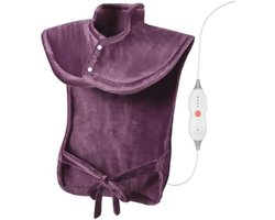 Verwarmend kussen voor rug en nek met instelbare temperatuur