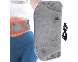 Verwarmingskussen Buik - Warmtekussen - Drie Temperatuurniveaus En Volledige Buikdekking - 1 Stuks - Voor Ontspanning Of Dagelijks Gebruik Zwart
