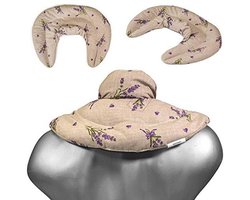 Verwarmingskussen voor Nek met Staande Kraag - Geschikt voor Magnetron en Oven - Ideaal als Nekwarmer - Kleurrijk Landelijk Design