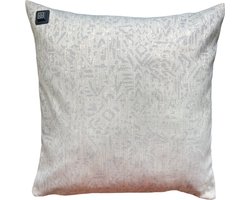 Warmpi® Draadloos Warmtekussen incl. Warmpi® Powerbank (10.000mah) - Beige Chaos - Het elektrisch verwarmde kussen heeft ook kabel van 3m voor opwarming via stopcontact of USB Poort - 3 warmtestanden - Afmeting 45x45 cm