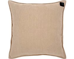 Warmpi® Draadloos Warmtekussen incl Warmpi® Powerbank (10.000mah) - Chenille Beige - Elektrisch Verwarmd sierkussen heeft ook kabel van 3m voor opwarming via stopcontact of USB Poort - 3 standen - Afmeting 45x45cm - oplaadbaar infrarood kussen