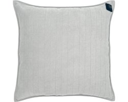 Warmpi® Draadloos Warmtekussen incl Warmpi® Powerbank (10.000mah) - Chenille Lichtgrijs - Elektrisch Verwarmd sierkussen heeft ook kabel van 3m voor opwarming via stopcontact of USB Poort - 3 standen - Afmeting 45x45cm - oplaadbaar infrarood kussen