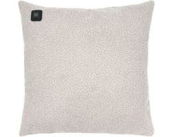 Warmpi® Teddy Warmtekussen – Lichtgrijs – Draadloos & Netstroom – Incl. powerbank (10.000mAh) + geïntegreerde 2,5m Kabel – 3 Warmtestanden tot 65°C – Infrarood verwarmd kussen