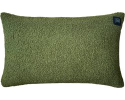 Warmpi® Warmtekussen 30x50cm – Incl. Warmpi Powerbank voor draadloos gebruik – Infrarood Elektrisch Kussen met 3 Warmtestanden – Teddy Groen – USB & Netstroom via geïntegreerde 3m Kabel