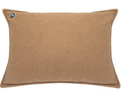 Warmtekussen – 3 instelbare warmtestanden – Warmtekussen Oplaadbaar – 10k mAh Powerbank – Draadloos – Warmte Kussen – 45 x 60 – Bouclé Taupe – Saaf Comfort