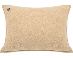 Warmtekussen – 3 Warmtestanden – Warmtekussen Oplaadbaar – 10k mAh Powerbank – Draadloos – Warmte Kussen – 45x60 – Teddy Beige – Saaf Comfort