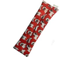 Warmtekussen voor Magnetron - Koud en Warm Nekkussen met Eucalyptusgeur, 45 x 14 cm - Wasbaar en Handgemaakt