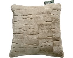 Zenwave Warmtekussen Elektrisch - Draadloos Fluweelzacht Infrarood Warmtekussen Oplaadbaar - 45x45cm - Kamperen & Outdoor - Sandstone Beige